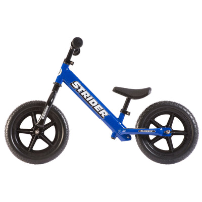 12 Classic Balance Bike, Ages 18 Months to 3 Years - Blue