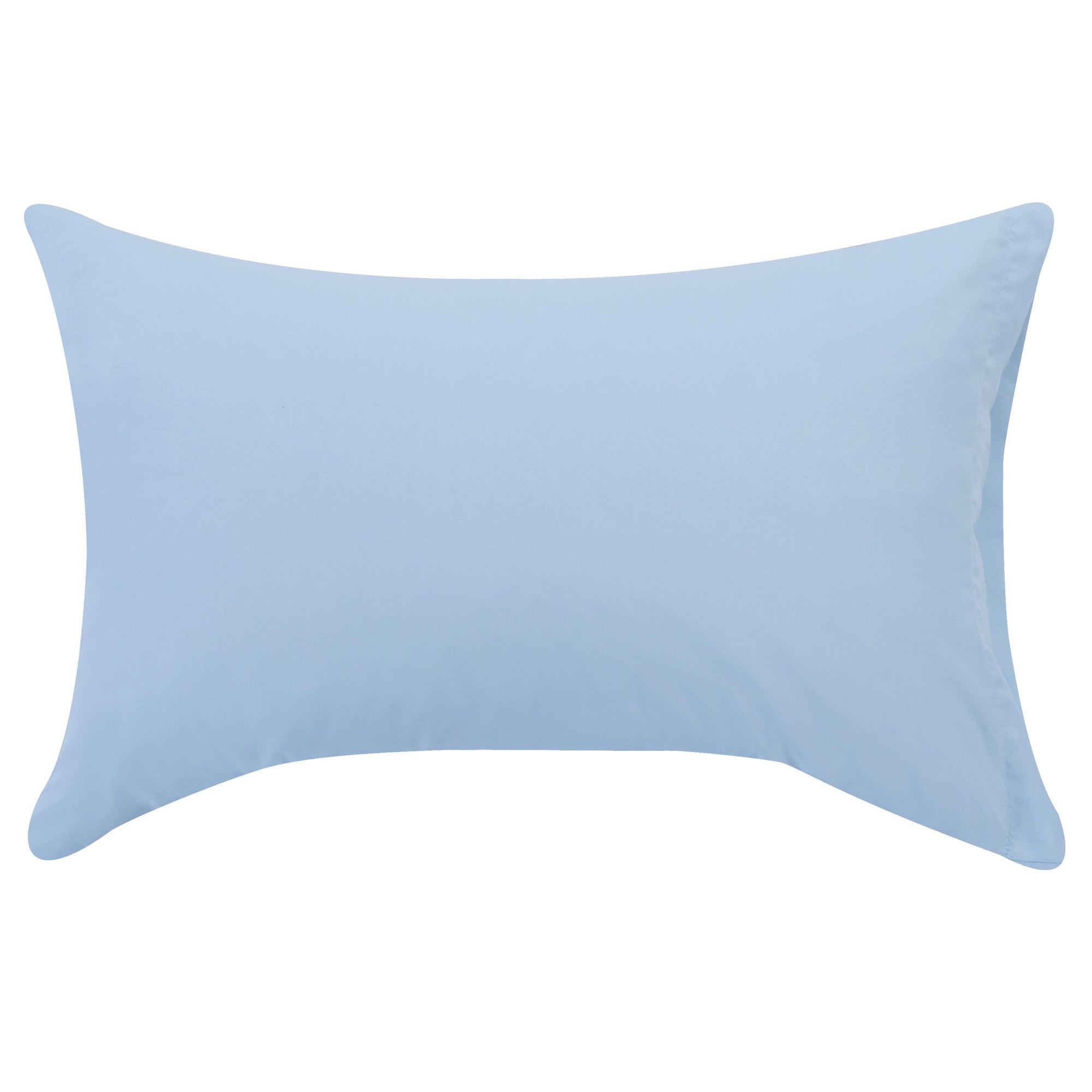 Basic Microfiber Twin Blue Sheet Set