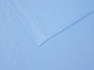 Basic Microfiber Twin Blue Sheet Set