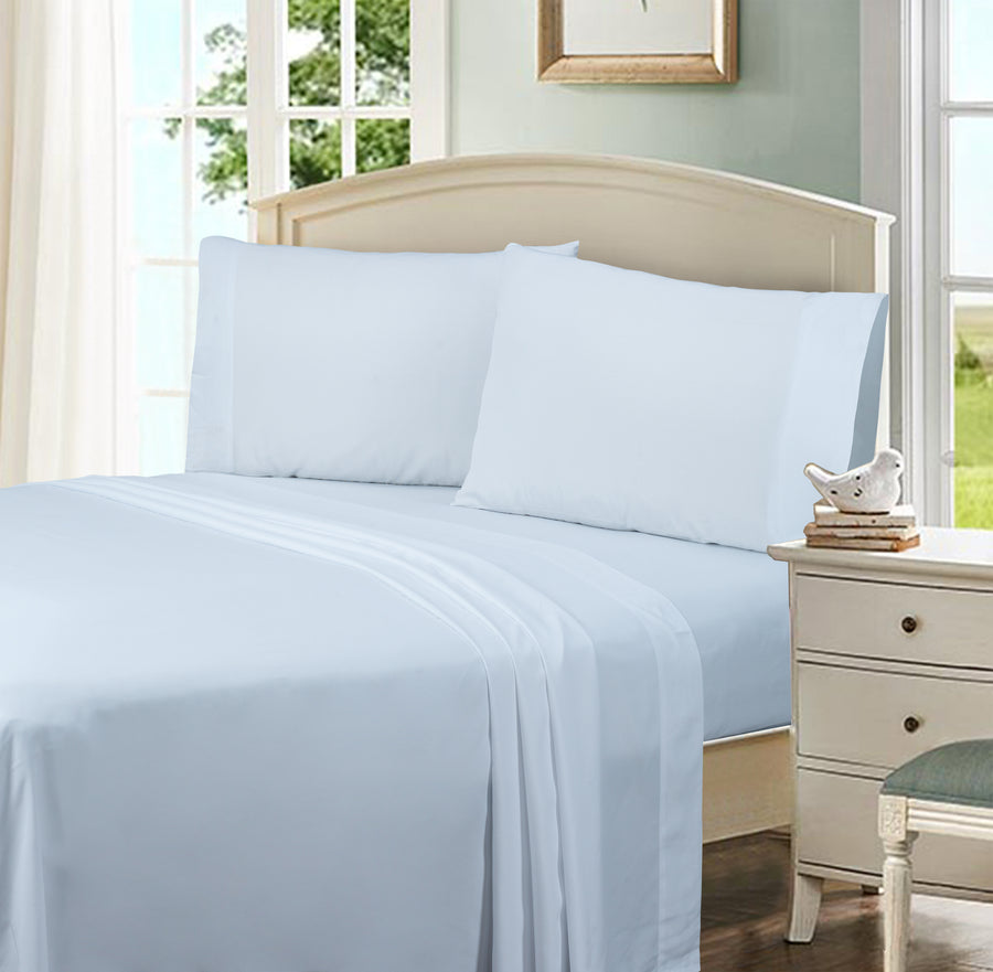  Soft Wrinkle Resistant Microfiber Twin/Twin XL Arctic White Sheet Set