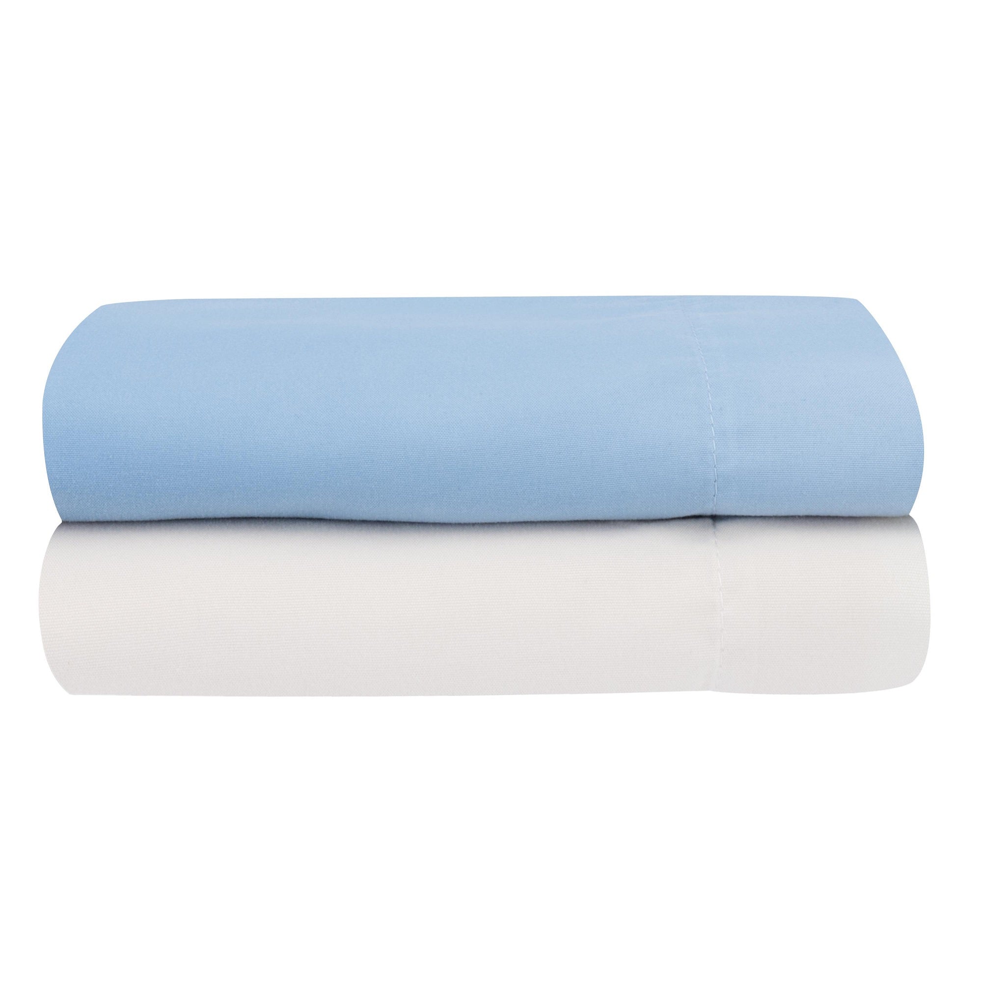 Basic Microfiber Twin Blue Sheet Set